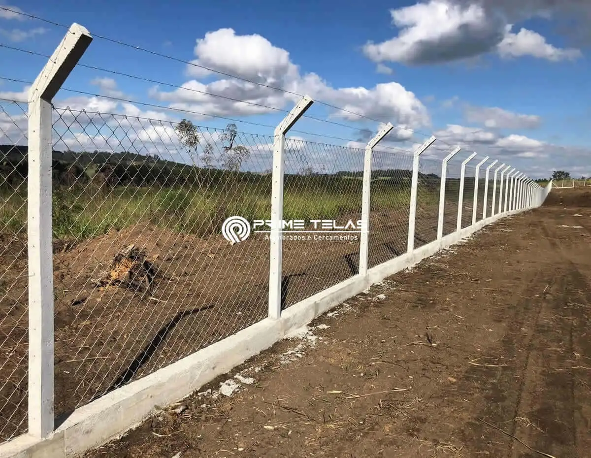 Telas losangulares alambrados gradis e cercamentos Primetelas CWB